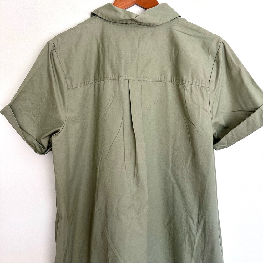 Who What Wear Sage Green Mini Dress Size XL - Picture 8 of 11